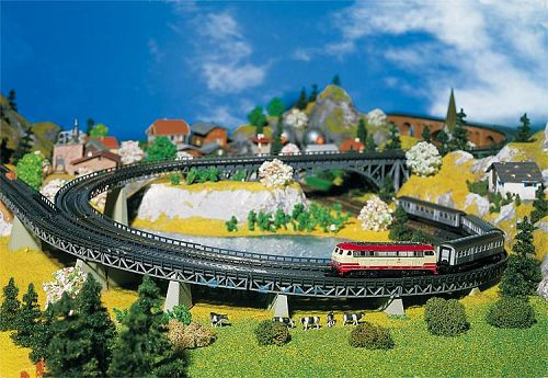 Faller 222543 - Auffahrtsteile gebogen 30°