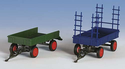 Kibri 15702 - FENDT Gummiradwagen 2 Stück