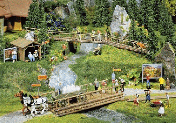 Faller 180548 - Wandertouren Zubehör patiniertes Modell