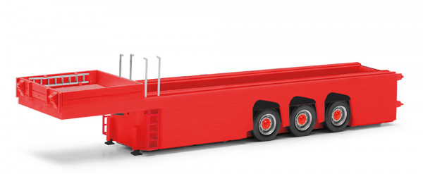 Herpa 076418-004 - Langendorf Betonteileauflieger 3achs, rot