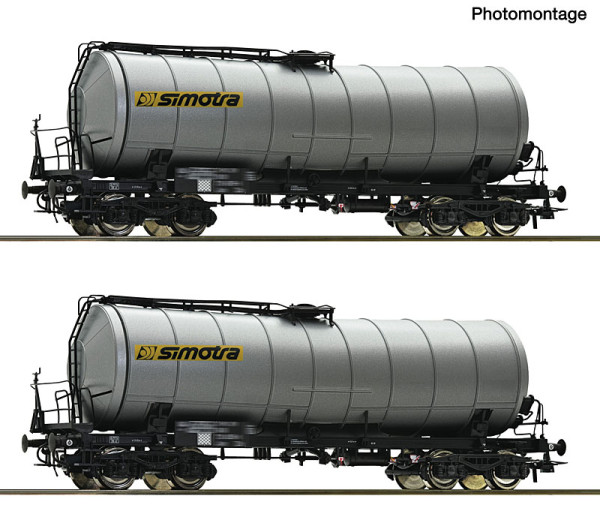 Roco 6600395 - SNCF 2er Set Knickkesselwagen SNCF 45