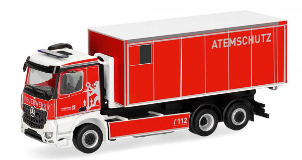 Herpa 099776 - MB Arocs M WeLa-Lkw FW Düsseld