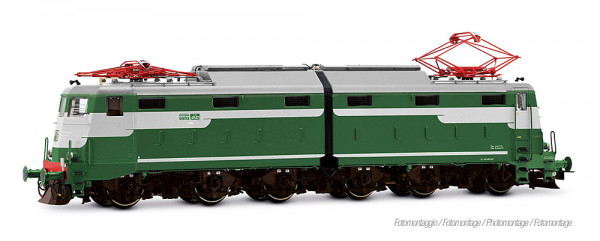 Rivarossi HR9013HM - FS, Elektrolokomotive E.645 021, historische grün/graue Farbgebung, mit BLE-Sou