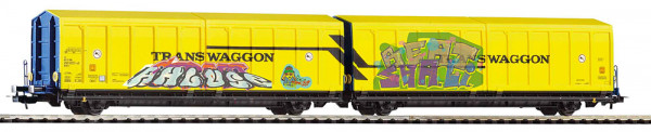 Piko 58298 - DB AG Set 2-teilig Großraumschiebewandwagen Himrrs44 Ep.6, mit Graffiti