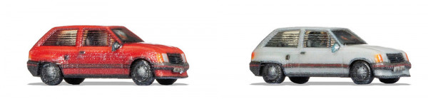 Noch 44602 - Opel Corsa A 2 Stück, rot und weiß