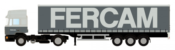 LC-Minis - LC4070 - MAN F90 Gardinenplanen-Sattelzug FERCAM (IT)