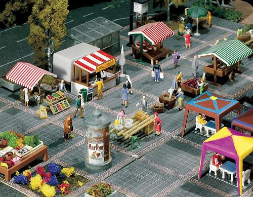 Faller 272533 - Wochenmarkt