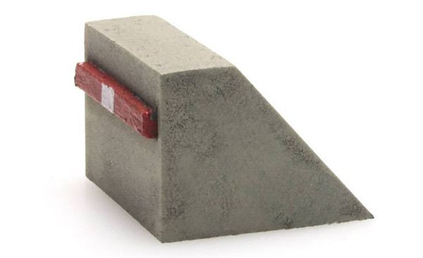 Artitec 316.053 - Prellbock aus Beton, Fertigmodell aus Resin, lackiert