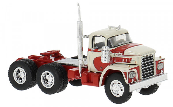 Brekina 86300 - Dodge LCF SZM weiß/rot