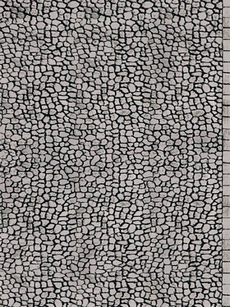Vollmer 46056 - H0 Mauerplatte Quaderstein aus Karton, 25 x 12,5 cm, 10 Stück