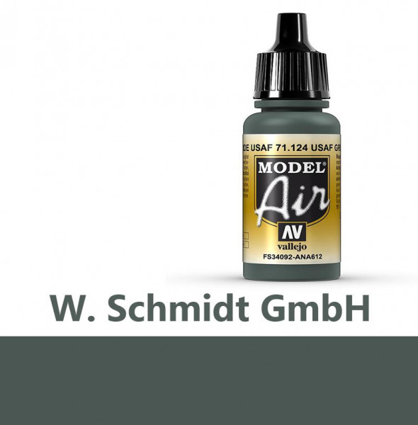 Vallejo 771124 - Model Air USAF Grün, 17 ml
