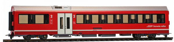 Bemo 3298132 - RhB Mittelwagen B 573 01 AGZ 2. Klasse Ep.6, mit LED Innenbeleuchtung