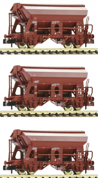Fleischmann 830358 - DB-AG Set 3-teilig Selbstentladewagen mit Schwenkdach Tds928 Ep.5