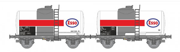 REE WB-878 - SNCF Set 2-teilig Kesselwagen 2-achsig Ep. 4, "Esso"