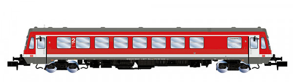 Arnold HN2697S - DB AG, 4-achs. Dieseltriebwagen Baureihe 627.0, verkehrsrote Farbgebung, mit Multip