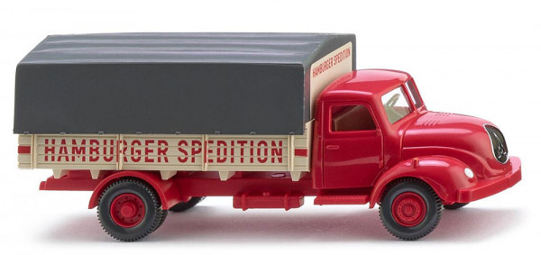 Wiking 042004 - Magirus Rundhauber PrPL LKW Hamburger Spedition - 1958-67
