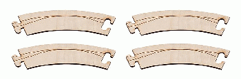 Faller 161921 - Laser-Street Fahrbahn gebogen Wegelement 45° Lasercut Modell