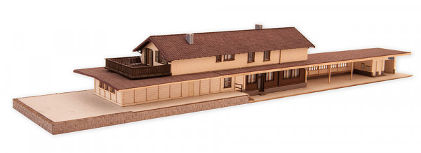 Noch 63005 - Bahnhof "Bergün" Lasercut Bausatz