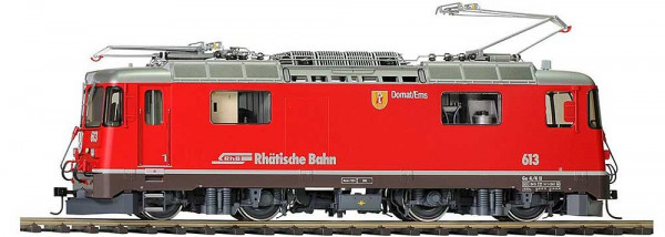 Bemo 9358153 - RhB Universallok Ge 4/4 II 613 Domat/Ems rot Ep.5, eckige Lampen, Digital + Sound