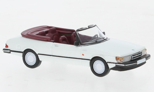 PCX870668 - Saab 900 Cabriolet metallic weiss, 1986,