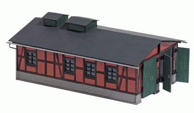 Busch 1475 - Lokschuppen für Grubenbahn