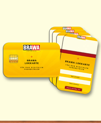 Brawa 93705 - Lokkarten 5-er Set