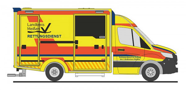 Rietze 76089 - WAS Design-RTW ´18 Rettungsdienst Landkreis Meißen