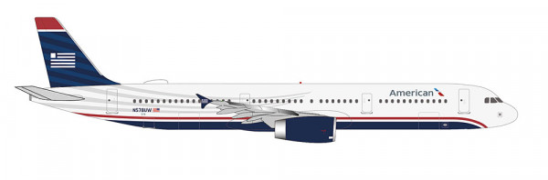 Herpa 538251 - American Airlines Airbus A321 - US Airways Heritage livery