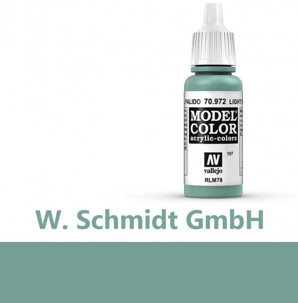 Vallejo 770972 - Model Color Farbe Türkisgrün, Pastell, Matt, 17