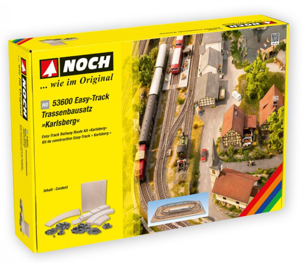 Noch 53600 - Easy-Track Trassenbausatz "Karlsberg" 190 x 120 cm