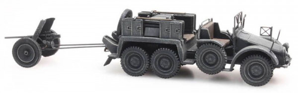 Artitec 387.381 - WM Krupp-Protze + 3,7-cm-PaK, grau Fertigmodell aus Resin, lackiert