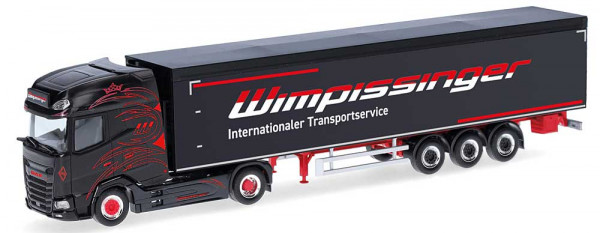 Herpa 318464 - DAF XG+ Schubboden-Sattelzug "Wimpissinger" (A)