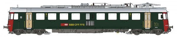 LSModels 17056S - SBB Elektrotriebwagen RBe4/4 Ep.5a, DCC + Sound