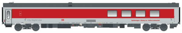 LSmodels 49067AC - DB AG /CNL Speisewagen WRmz131.1 weiß/rot Ep.5, Aufschrift: "City NightLine", Wec