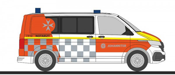 Rietze 53979 - Volkswagen T6.1 Notarzt Johanniter Mannheim