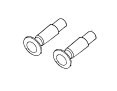 Weinert 86142 - Federpuffer nicht durchstoßend Pufferteller 4,3mm 4 Stück