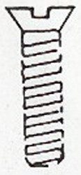 Weinert 2159 - Schraube M1,4x2mm DIN963 10St