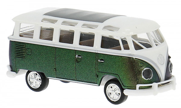 Brekina 31858 - VW T1b Samba weiß/dunkelgrün 1960