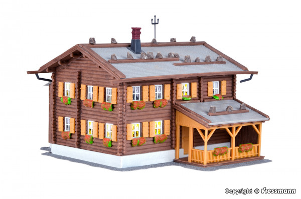 Kibri 38004 - Haus Sonnenhalde inkl. Hausbeleuchtungs- Startset, Funktionsbausatz
