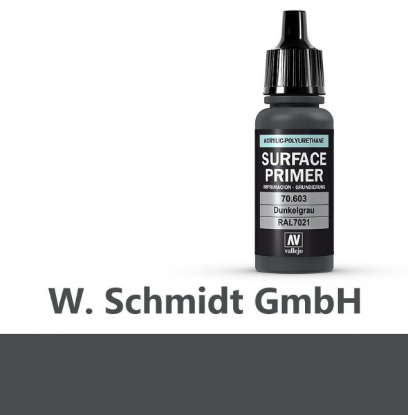 Vallejo 770603 - Primer (Grundierung) Deutsch Panzer-Grau, 17 ml