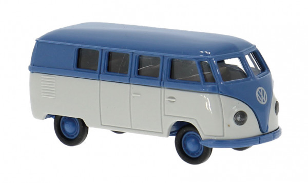 Brekina 31034 - VW T1a Kombi grau/blau -Economy-