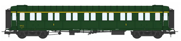 REE VB-457 - SNCF Reisezugwagen Metallisee A7 grün 306 Ep.3b