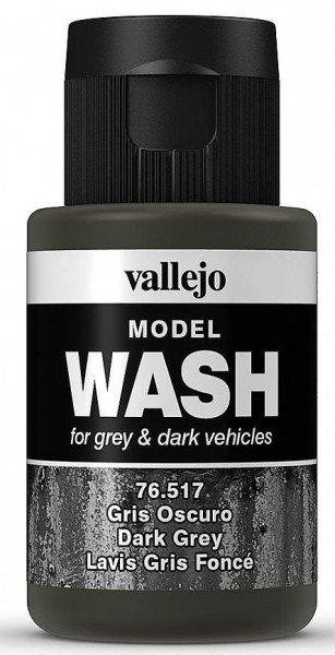 Vallejo 776517 - Wash-Colour Farbe, dunkelgrau, 35 ml
