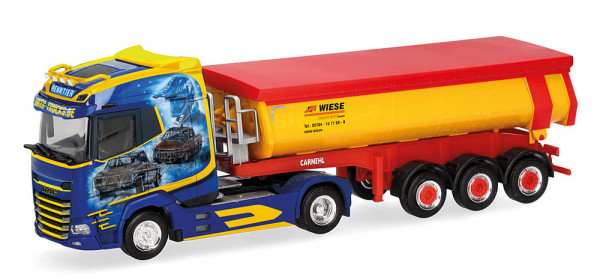 Herpa 321228 - DAF XG Rundmulden-Sattelzug "Joker Trucks"