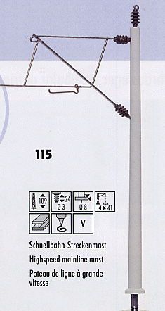 Sommerfeldt 115 - Schnellbahn-Streckenmast für DB-Neubaustrecken