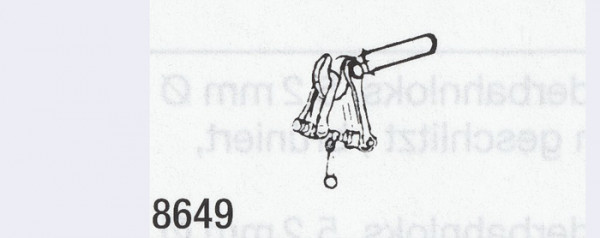 Weinert 8649 - Originalkuppl. SBB fest 2ST