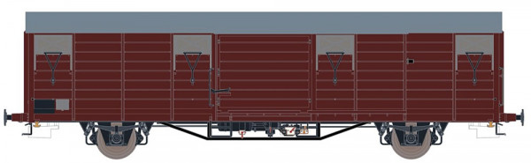 Exacttrain 20569 - NVAG Gbs Ex DR Gbs 11 Sicken, Epoche IV/V (zu öffnende Türen)