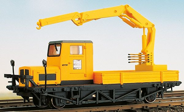 Weinert 46058 - Klv51 Motrax Fertigmodell gelb Ep.4, mit Atlas Hydraulik Kran, DCC-digital
