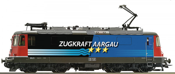Roco 7520123 - SBB Ellok Reihe Re 4/4II Ep.5, "Zugkraft Aargau", AC-digital + Sound