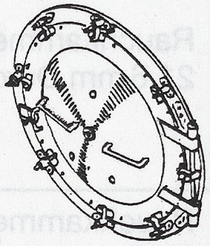 Weinert 8087 - RauchkammertürBR03.10DR 22,9mm